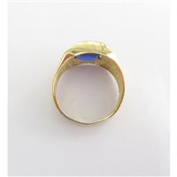 Ring Damiata Gioielli Man in Yellow Gold Quarzo idrotermale 2155/102/3 - 2155/102/3